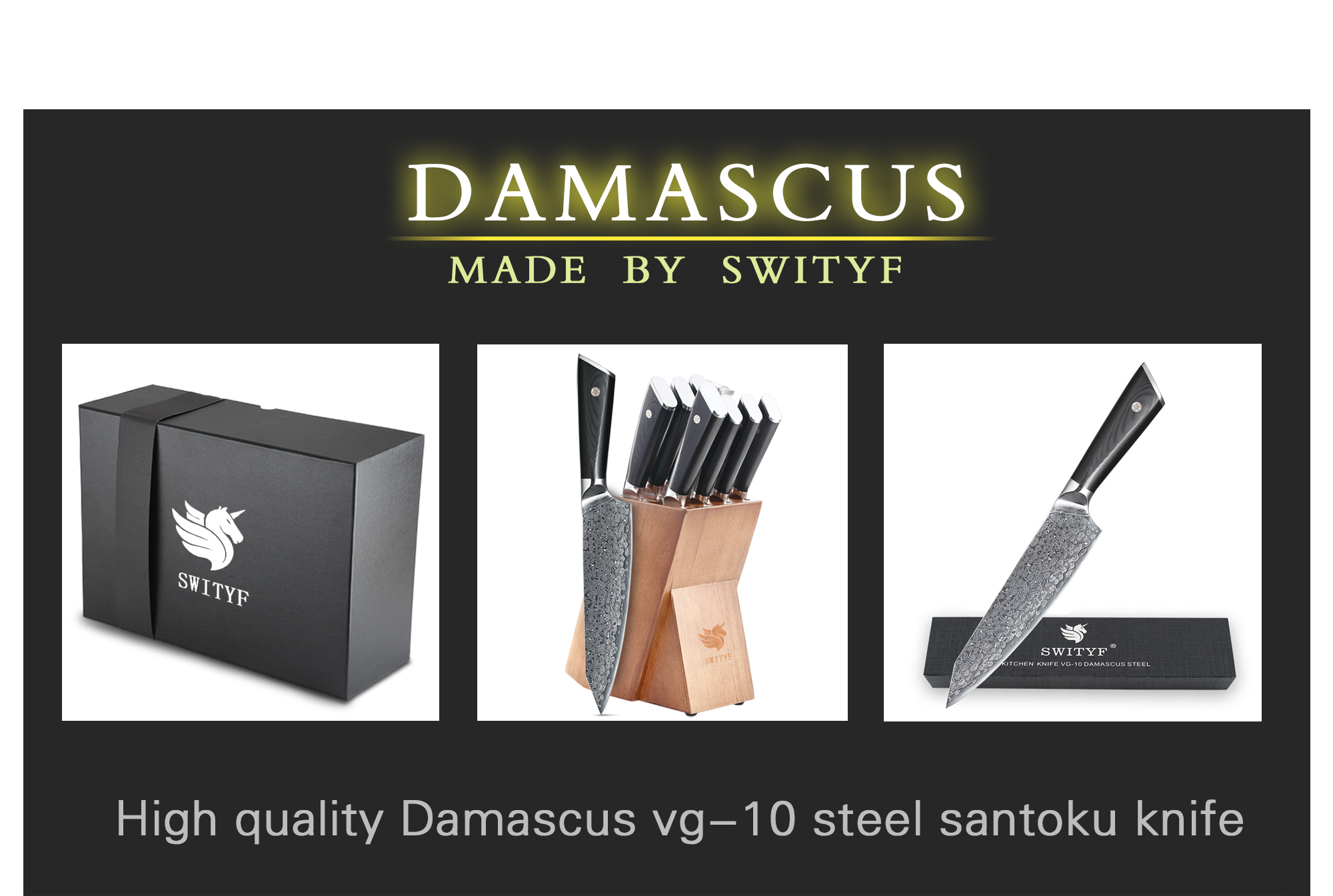 Yangjiang kichen slicer cutting damascus bread knife