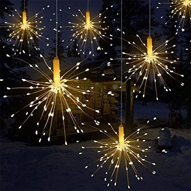 Hagood LED firework copper light waterproof IP65 holidays lighting led firework grand light