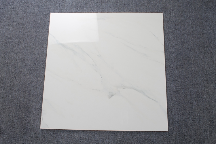 Indonesian Tiles Digital Inkjet 24X24 Imitation Marble Carrara White Ceramic Tile