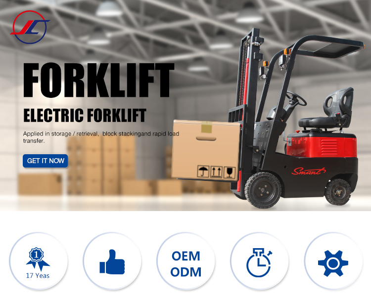 Mini Electric forklift With Battery Full Stacker Machine