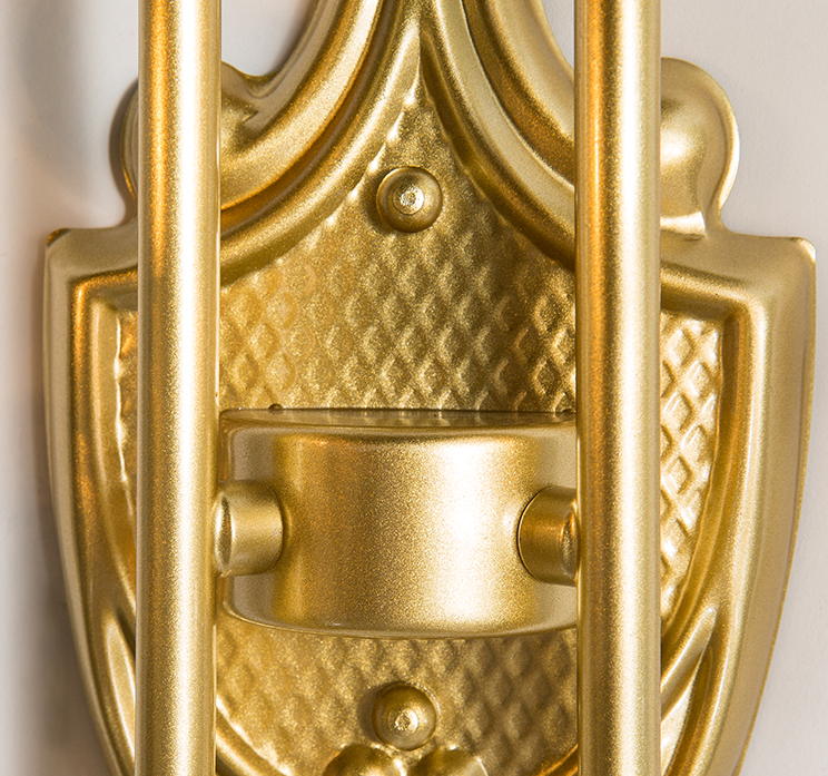 wall lamps luxury brass crystal E14 candle bedroom hotel art deco lights