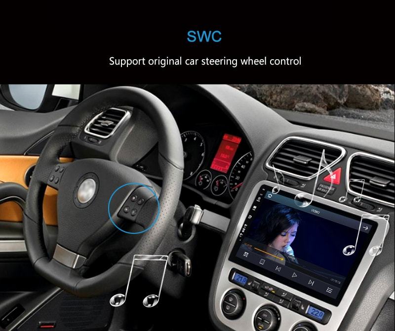 Android 10.0 4 Core Car Radio for Peugeot 307 3008/5008 PG Partner 2010-2016 7 inches With DVD