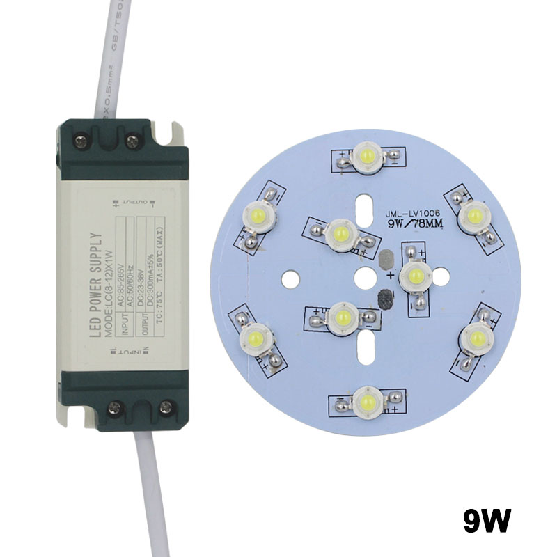 24-W-LED-Glühbirnen-Spot-Licht Star-Hochleistungs-Chipplatinen-LED-Kunststoffgehäuse-Stromversorgungstreiber