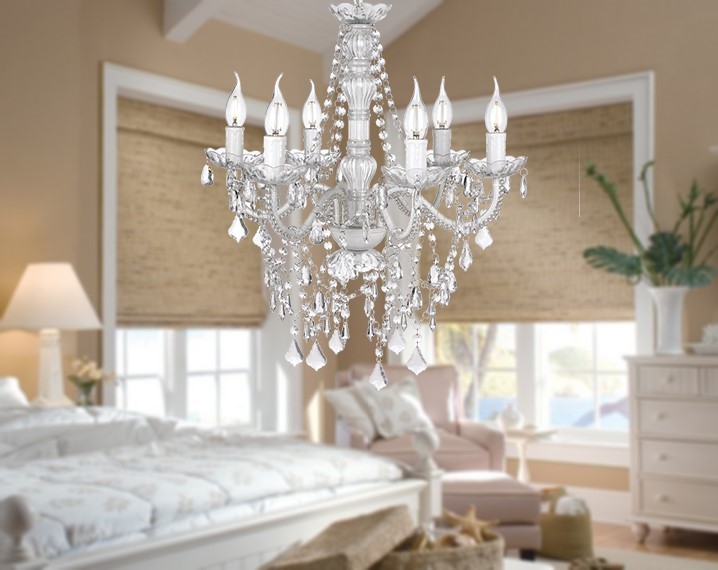 Wholesale Decorative Lamp golden brass acrylic 5 Lights chandelier lighting modern chandelier