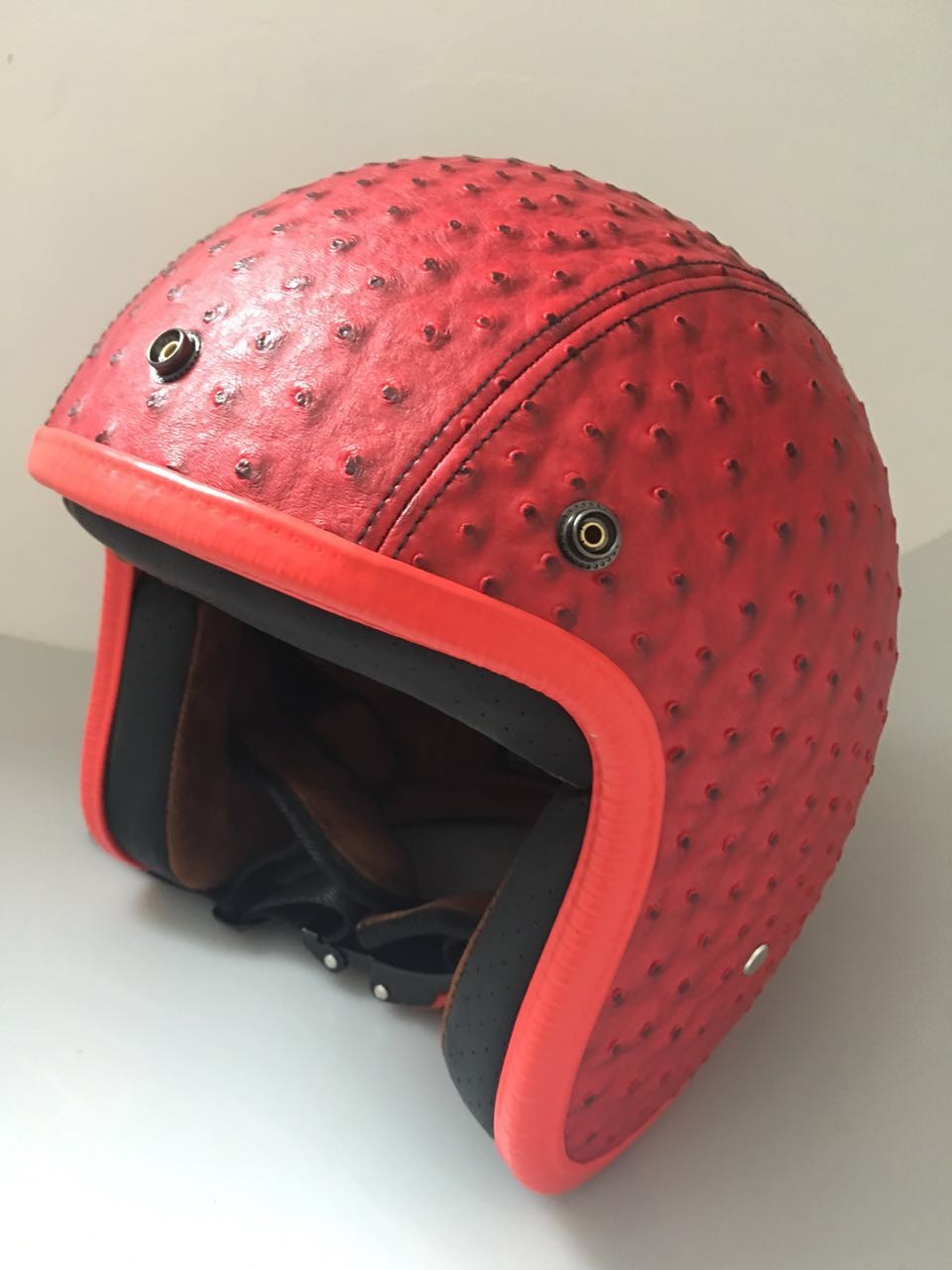 Motorcycle open face helmet with DOT CE approved ABS german style vintage custom