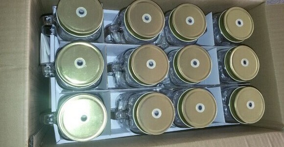 16oz Custom Hand Soap Bottle Mason Glass Jars For Liquid Soap