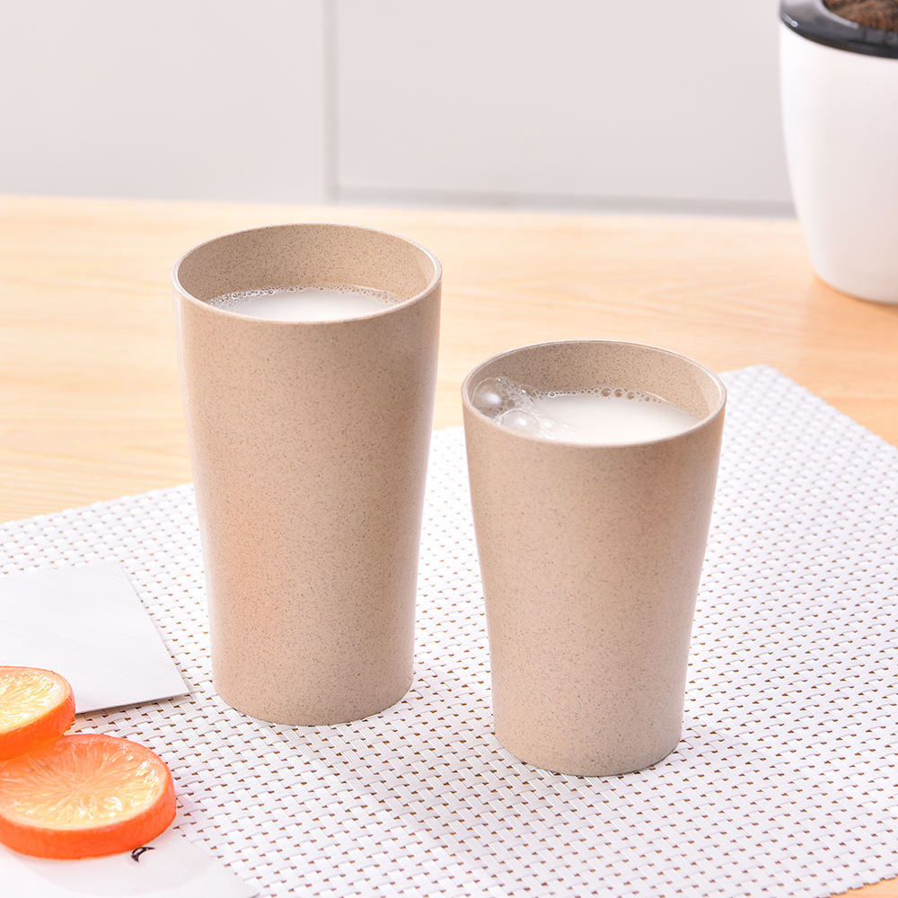 Biodegradable cups wheat straw cups high quality china supplier direct sale coffee cup