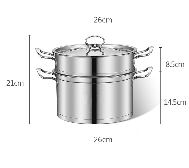 Muti function steamer pot stainless steel food steamers