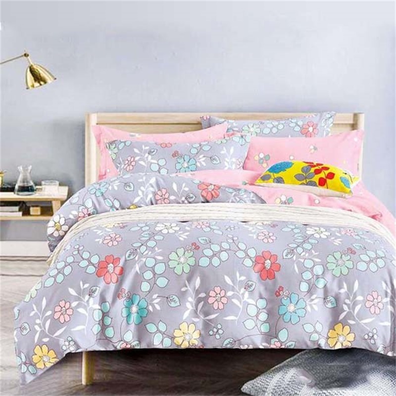 Polyester / Cotton Material and Printed Pattern Bed Sheet