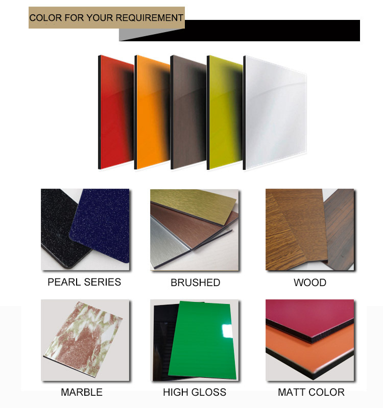 aluminum composite plate for wall facade decoration