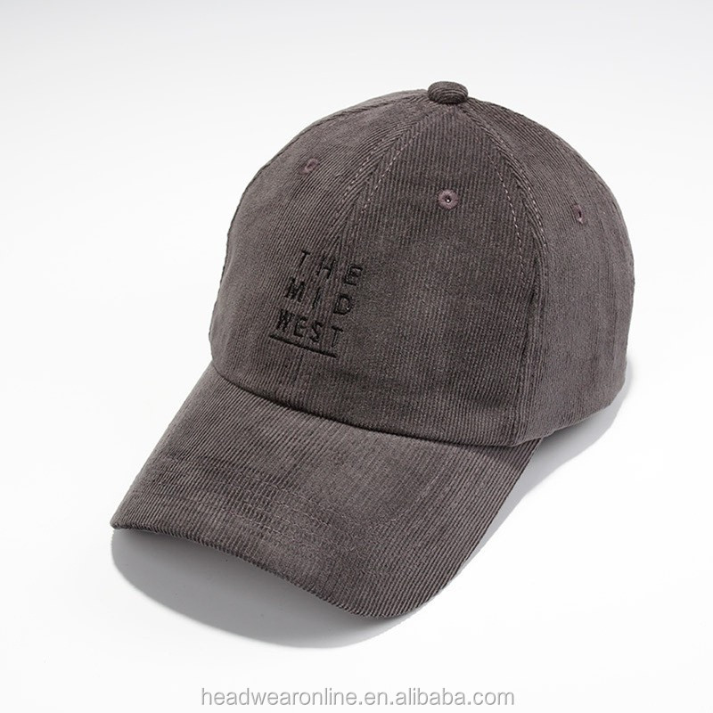 Customizable baseball custom embroidery logo men's durable washed baseball cap