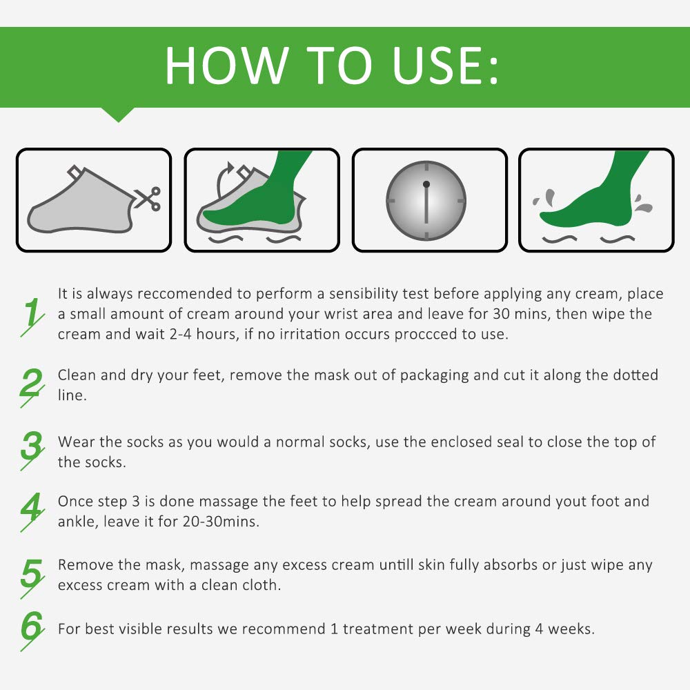 custom Lightening Firming Exfoliating Foot Repair Mask For Men and Women