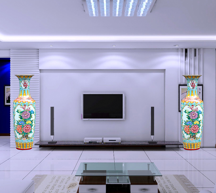 Wholesale antique porcelain large vase for living room