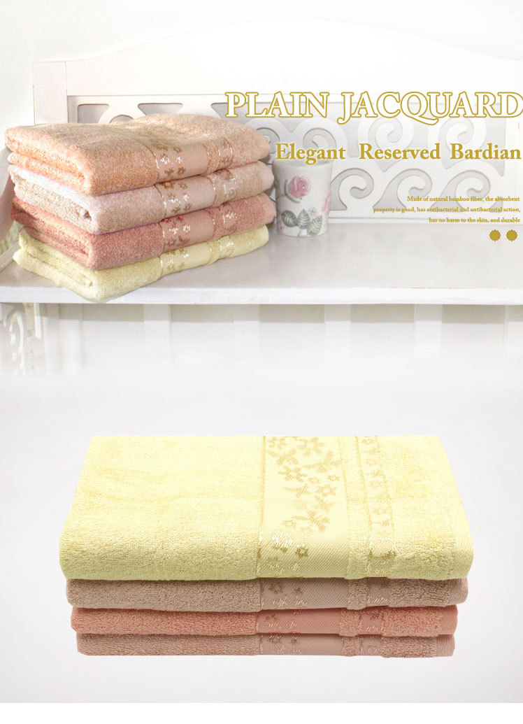 alibaba supplier bulk sale custom bamboo dobby jacquard soft absorbent sauna durable luxury bath towel for hotel