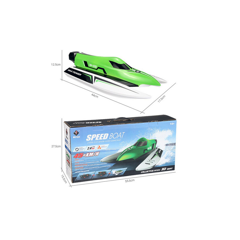 HOSHI Wltoys WL915 2.4 GHzRC電動ブラシレスボート高速45KM/HRCボート