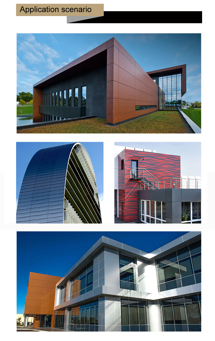 aluminum composite plate for wall facade decoration