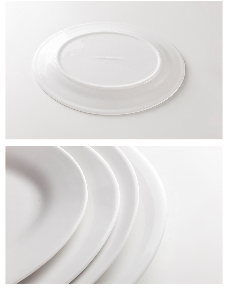 Chaozhou Factory Manufacture White Ceramic Oval Dishes