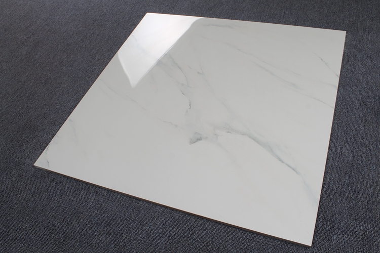 Indonesian Tiles Digital Inkjet 24X24 Imitation Marble Carrara White Ceramic Tile