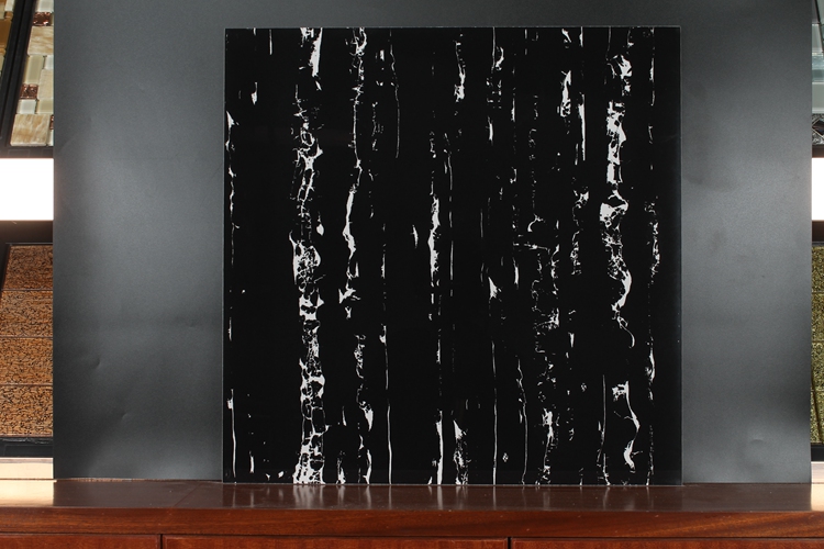China Foshan Brand Name Floor And Tiles Weight 60X60 Black Marble White Veins Porcelain Tile