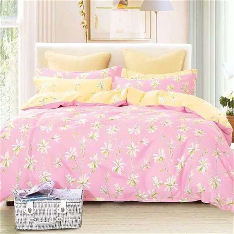 Polyester / Cotton Material and Printed Pattern Bed Sheet