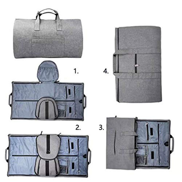 Housse de sac de voyage de voyage pliable de qualité supérieure