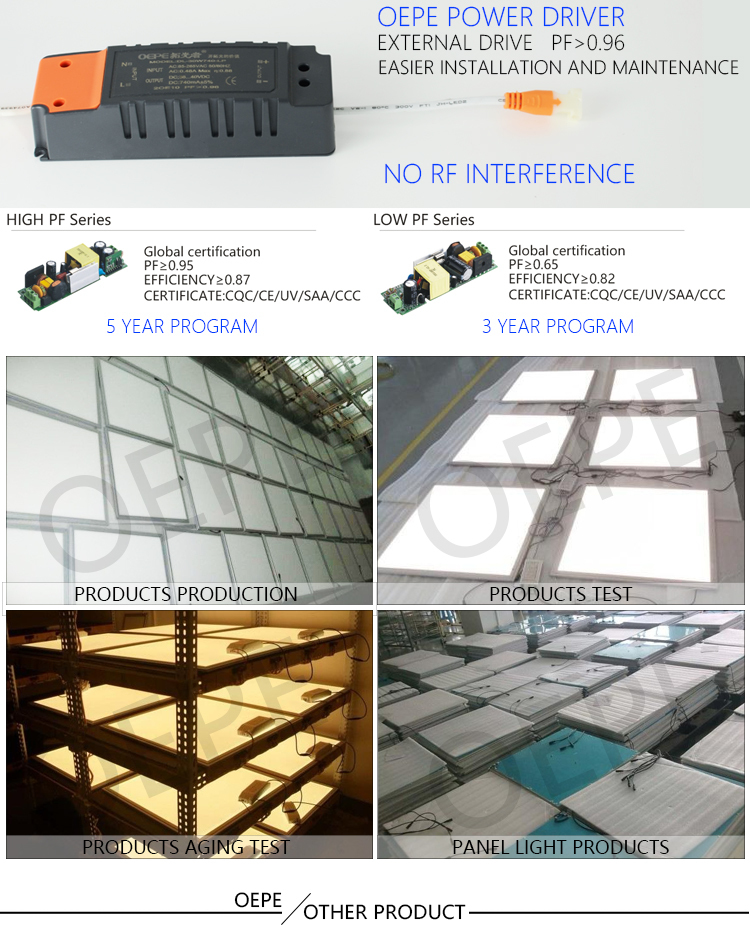 2022 New Product No screen flash UGR<19 9mm Slim LED Panel Light