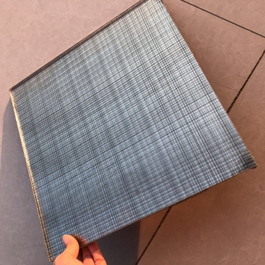 Decorative Silk fabric Tempered laminated glass for room dividers