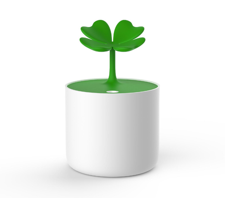 Wholesales 180ml Lazyelf Mini Humidifier Portable 4 Clover Leaf Mini Portable Humidifier For Office Home