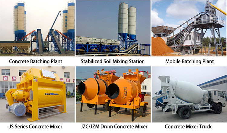 Small dry wet type ready mixed concrete mixing plant batching station