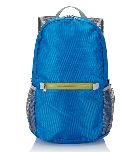 Sac à dos de randonnée pliable léger et imperméable promotionnel avec logos personnalisés