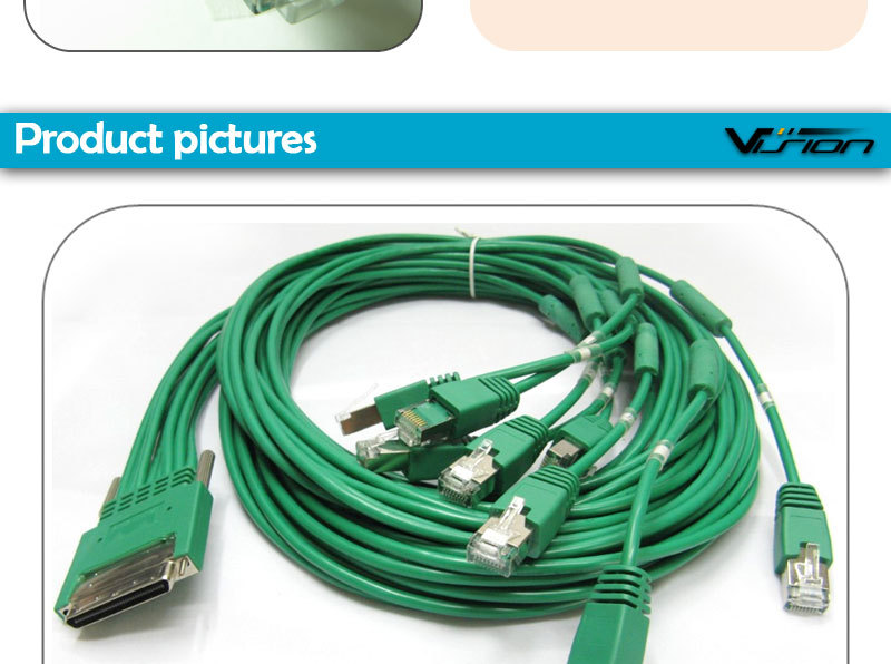 CAB-HD8-ASYNC 72-4023-01 Cable for CISC0 Routers - Vision HD8-8 RJ45