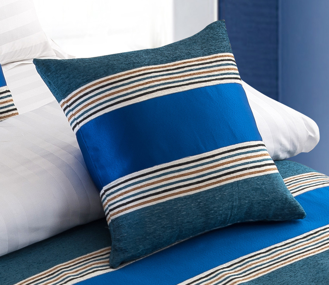 Hotel Luxury Bedding Runner Decorative Bed End Scarf for Bedroom- 100% cotton combed fabric Comforter set -Duvet cover & pillow