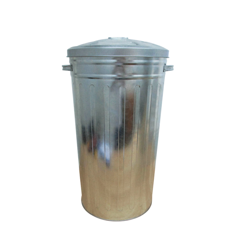 50L galvanized steel kitchen garbage bins for sale