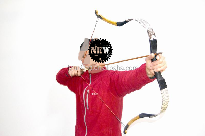 中国伝統弓 JH-KAIYUAN 手作りの狩猟用セット、長さ1.25m