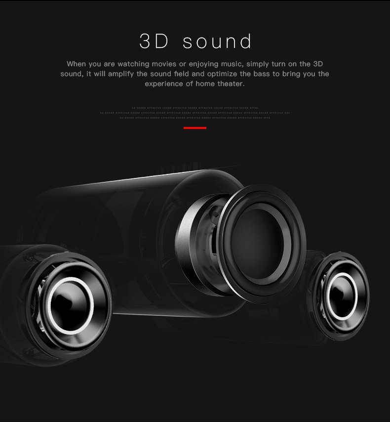 Bluedio US (UFO) Wireless FPR Blue tooth Satellite Speaker System with Mic,Fashionable 10W Output Power from 3 Drivers