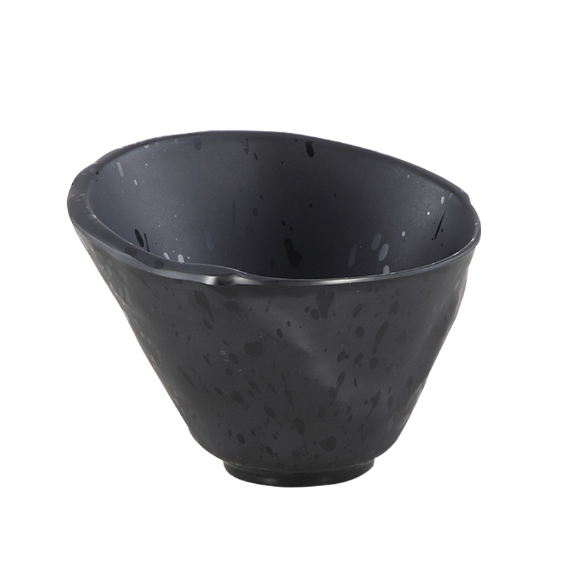 restaurant melamine tableware durable plastic black cup custom japanese melamine sake cups
