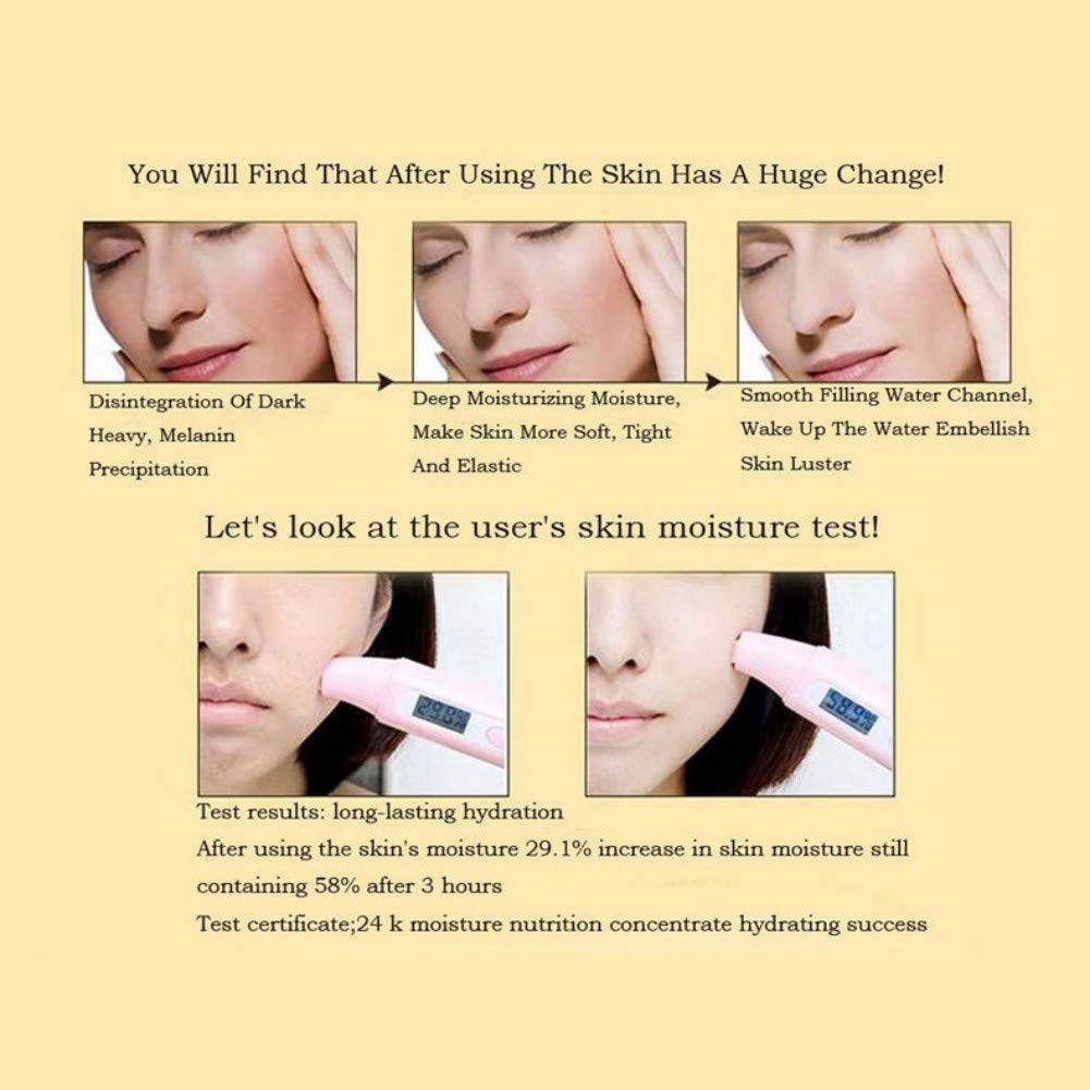 Pure Natural Organic OEM Face Care Moisturizing Anti Aging 24k Gold Face Serum