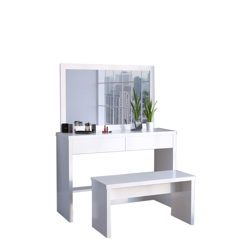 Flat Pack Melamine MDF MFC Cheap Dressing Table For Bedroom