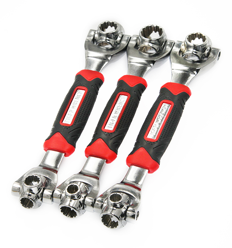 chrome plated Rotation Heads Socket Universal Wrench