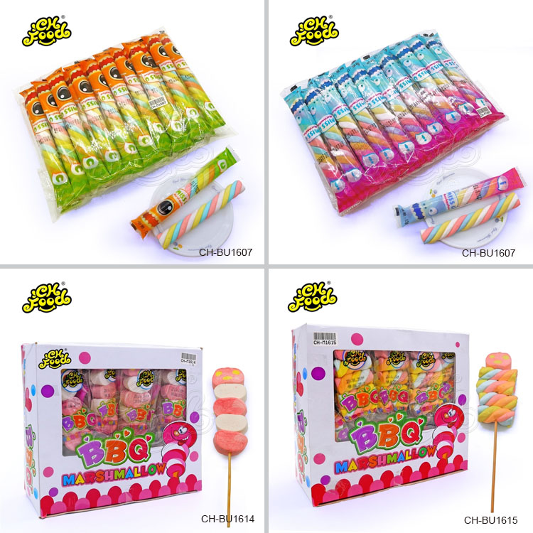 CHFOOD short stick twist vegan marshmallow/marshmallow rope CH-M1605