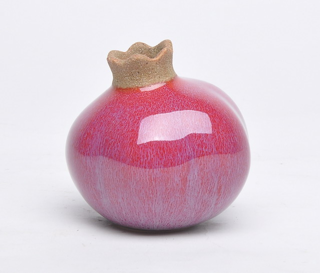 Living room tabletop modern small novelty flower used ceramic round vase