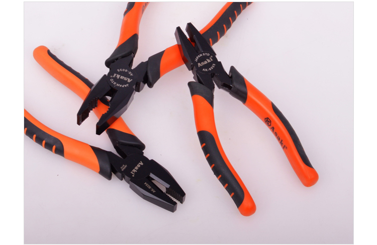 Asaki 8" High leverage with crimping function and uses American type pliers Combination pliers