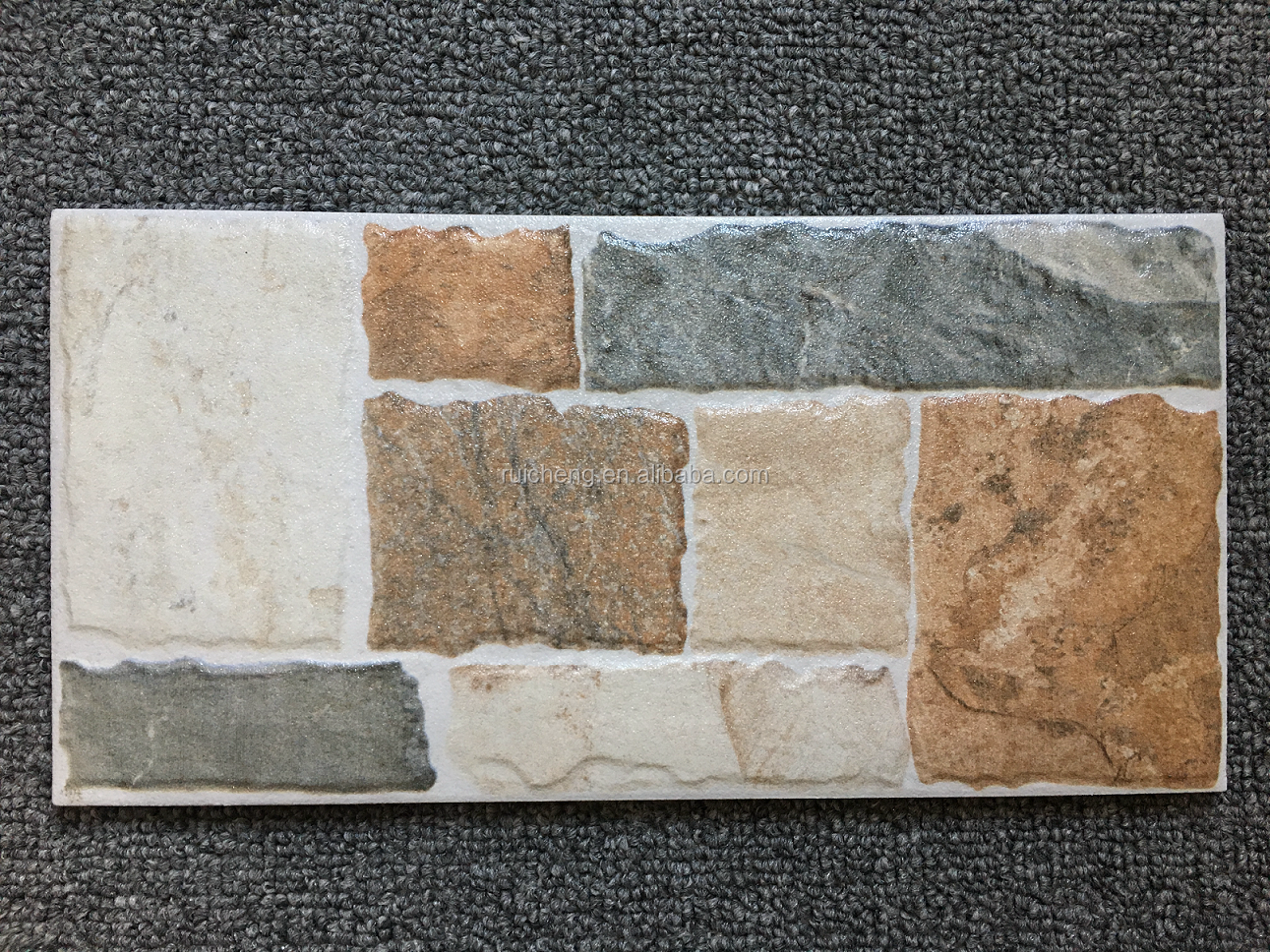 Beautiful Style Exterior Wall Tile 150x300mm 3D Inkjet tiles