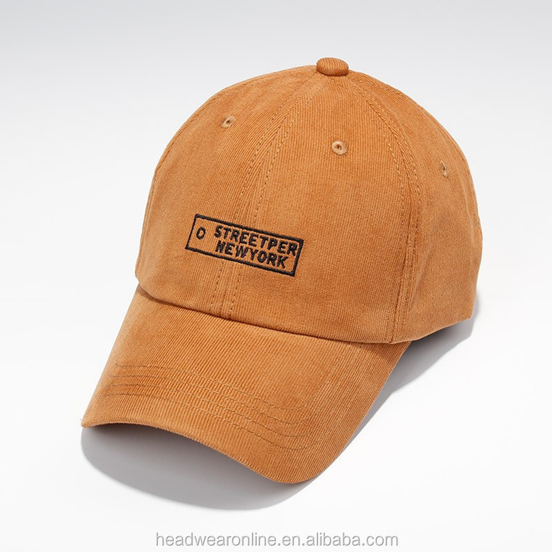 Customizable baseball custom embroidery logo men's durable washed baseball cap