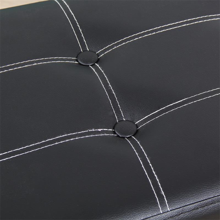 Double needle 110*38*38 faux leather storage ottoman and new ottoman bench storage