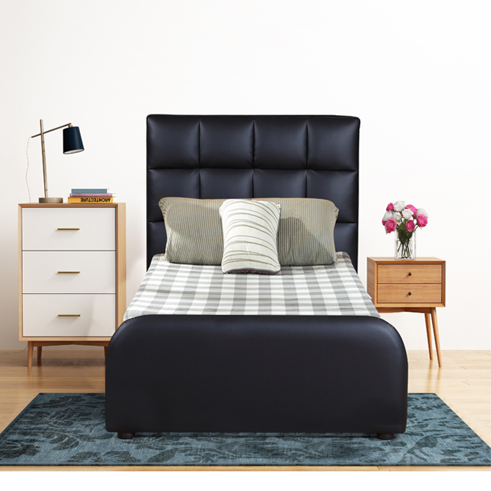 MDF custom made China furniture factory designer adult single beds