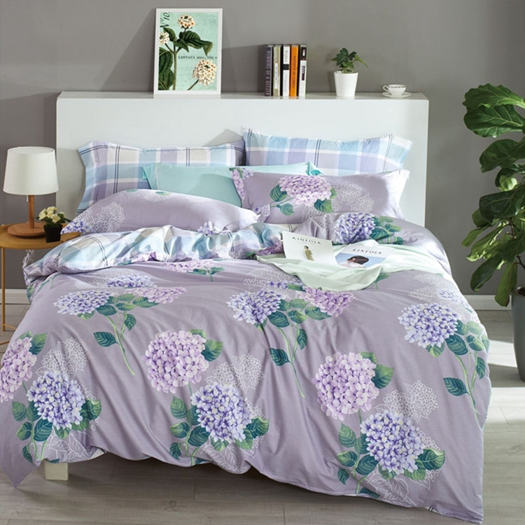 China newest bedsheets design 7 piece bedding set for bedroom