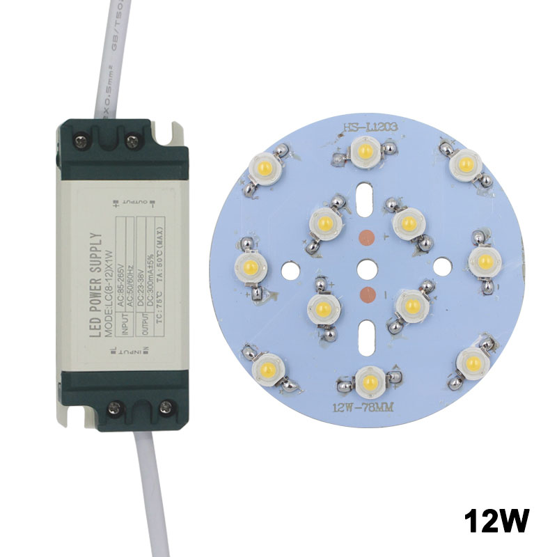 24-W-LED-Glühbirnen-Spot-Licht Star-Hochleistungs-Chipplatinen-LED-Kunststoffgehäuse-Stromversorgungstreiber