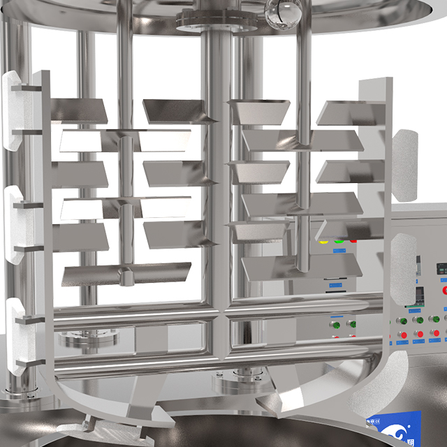 cosmetics vacuum emulsifying homogenizer mixing machine
