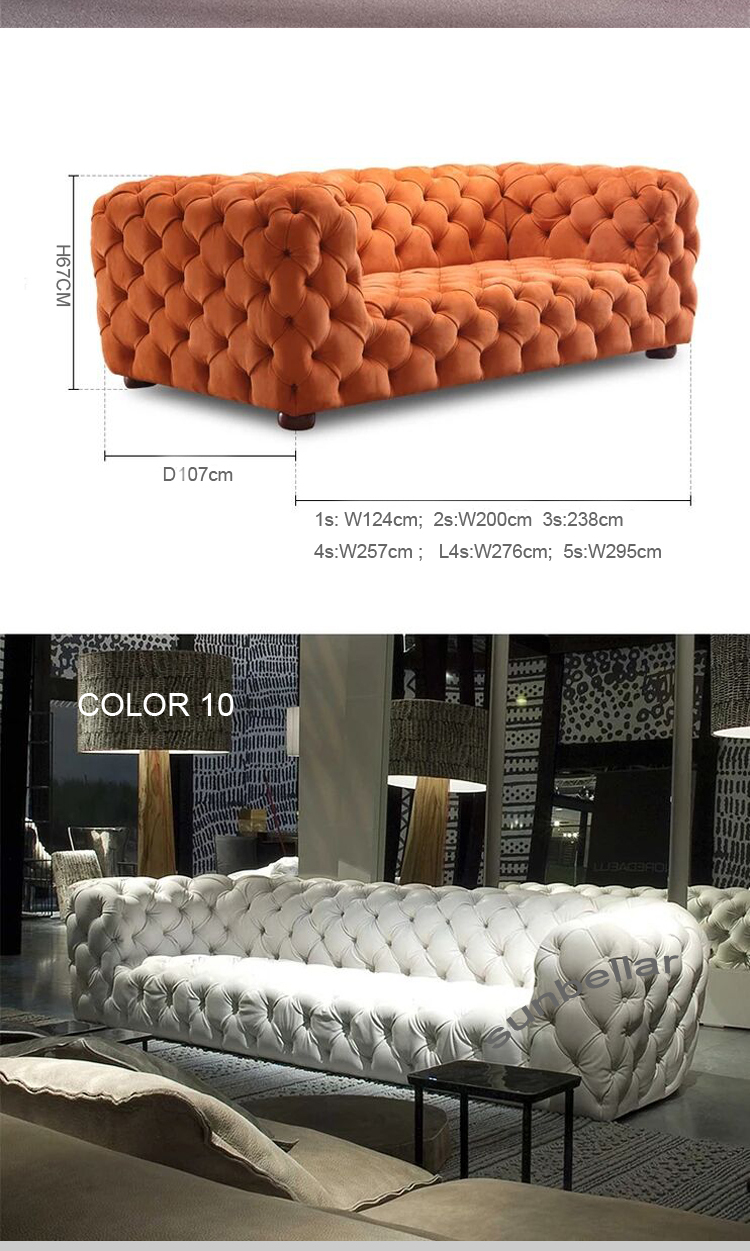 American style tufted fabric chesterfield sofa luxury classic sofa  for living room hotel furniture